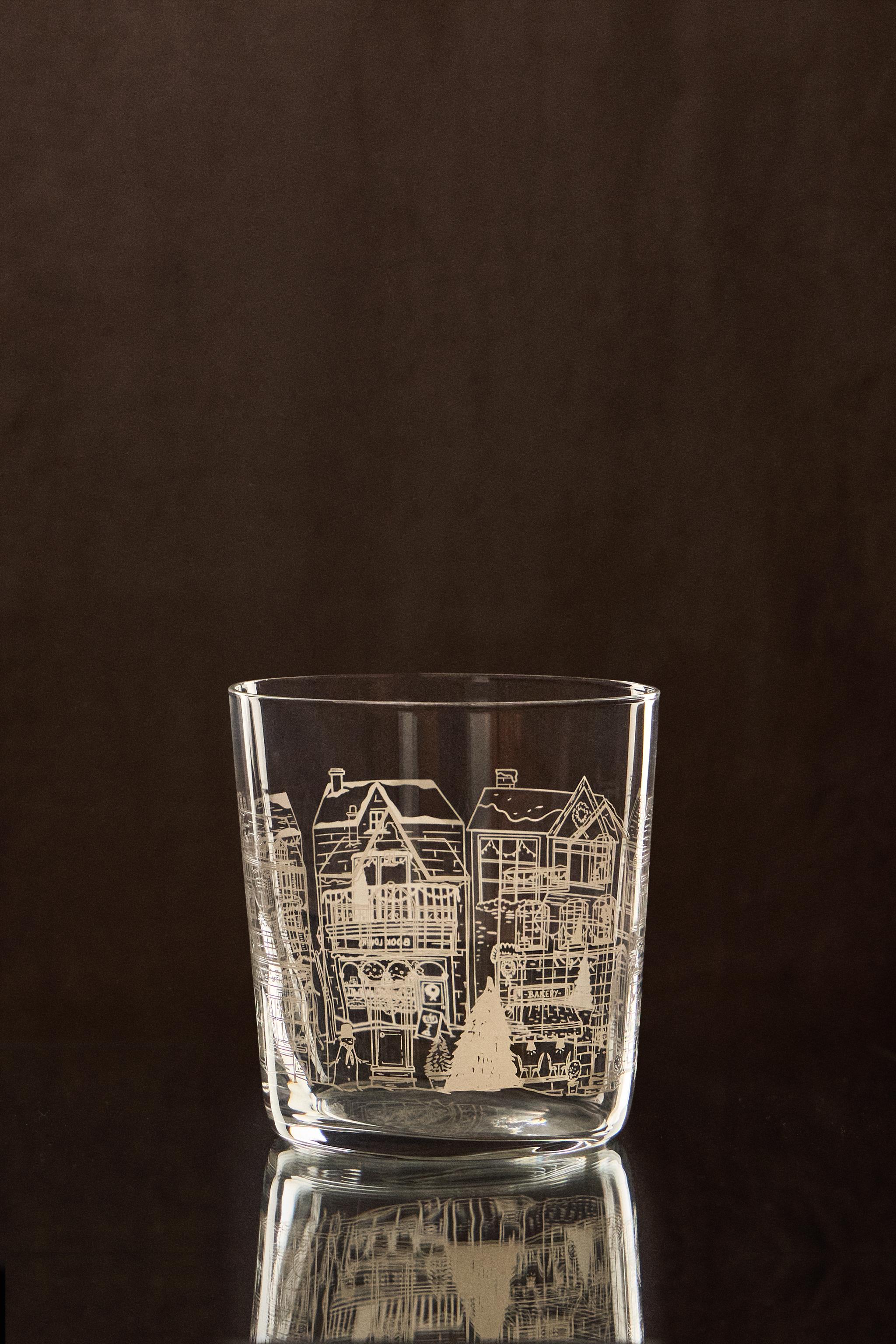 VERRE MAISONNETTE DE NOËL